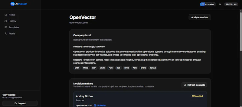 AI Outreach screenshot 4