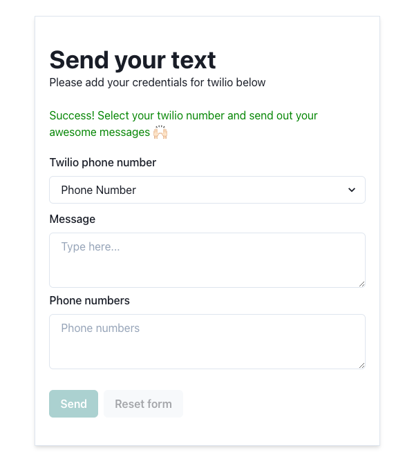Text-Sender gallery image