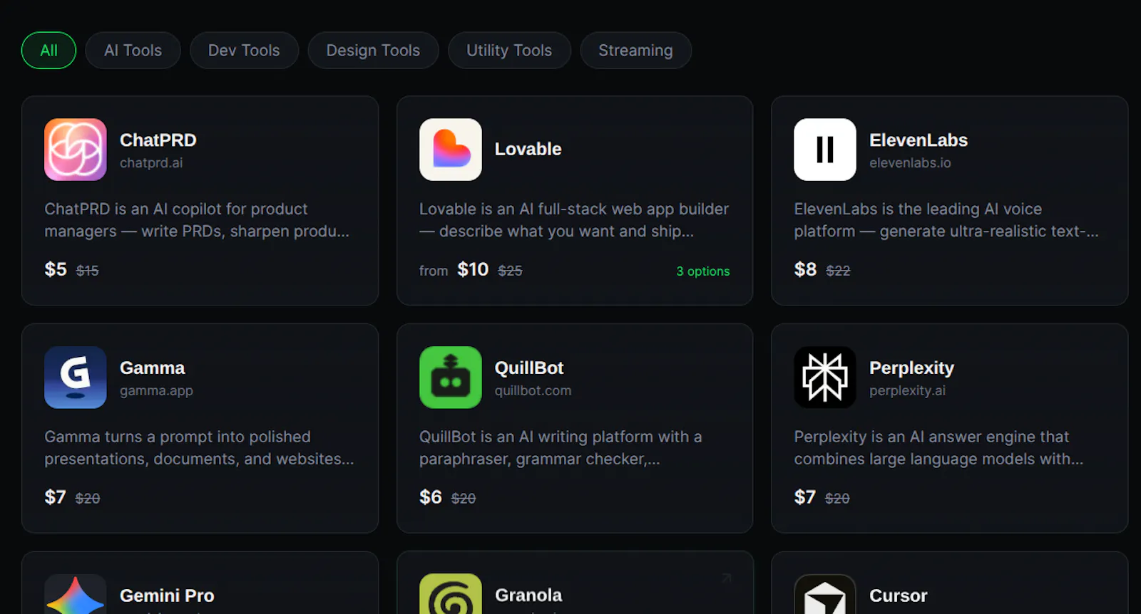 SaaS Discount Codes screenshot 2