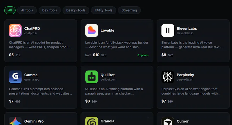 SaaS Discount Codes screenshot 2