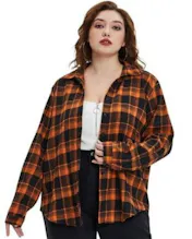 Dual-Color Oversized Shirt gallery image