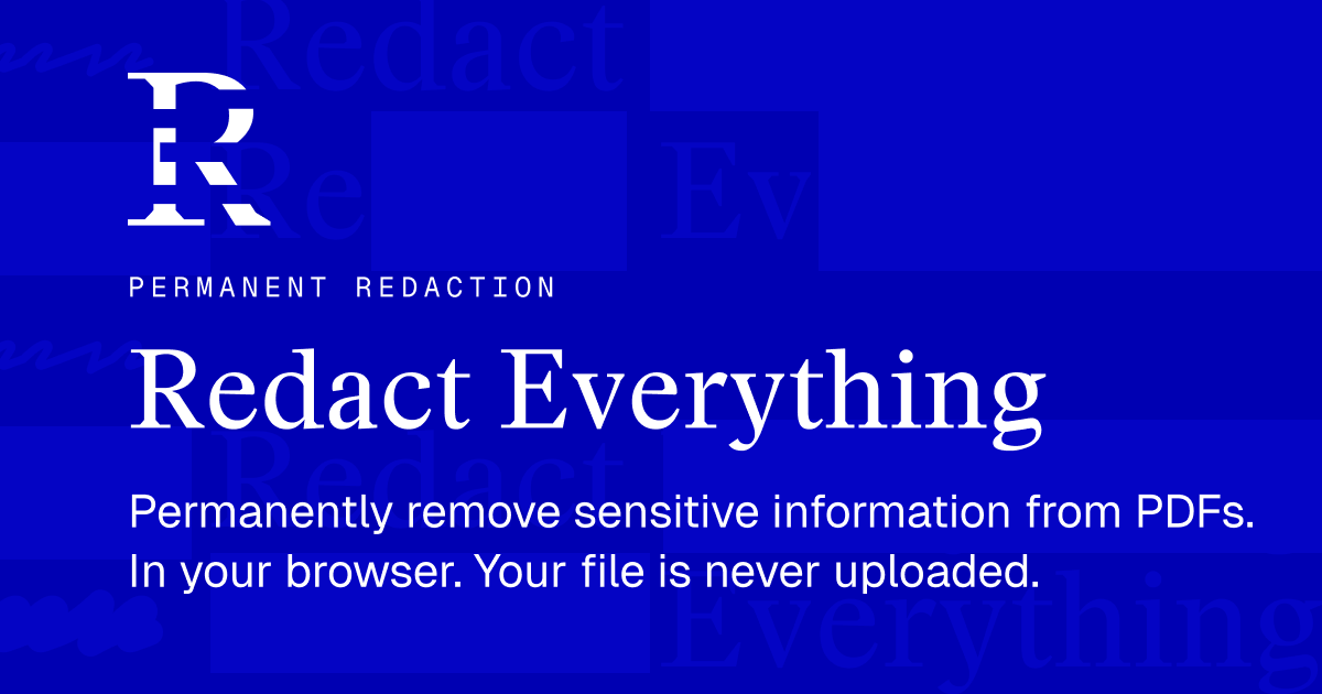 Redact Everything gallery image