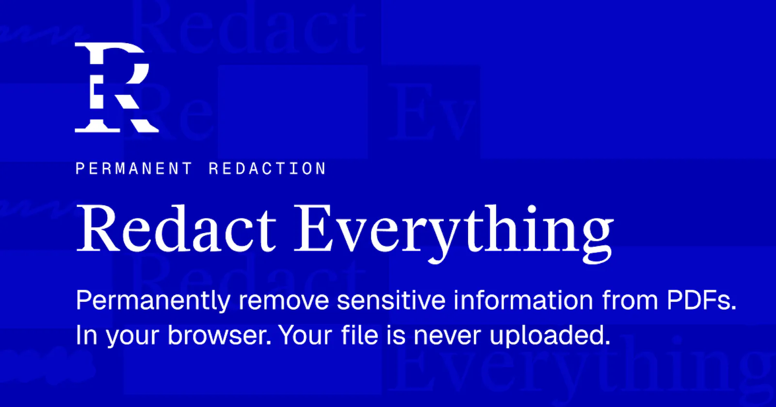 Redact Everything screenshot 1