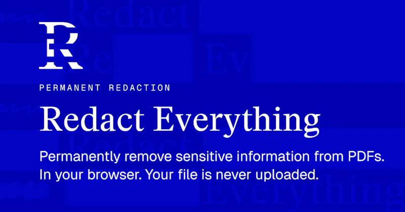 Redact Everything screenshot 1