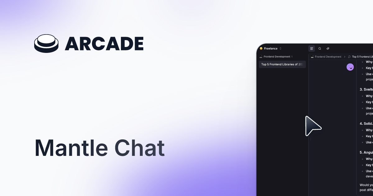 Mantle Chat gallery image