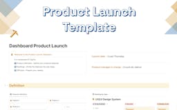 Notion Product Launch Template media 2