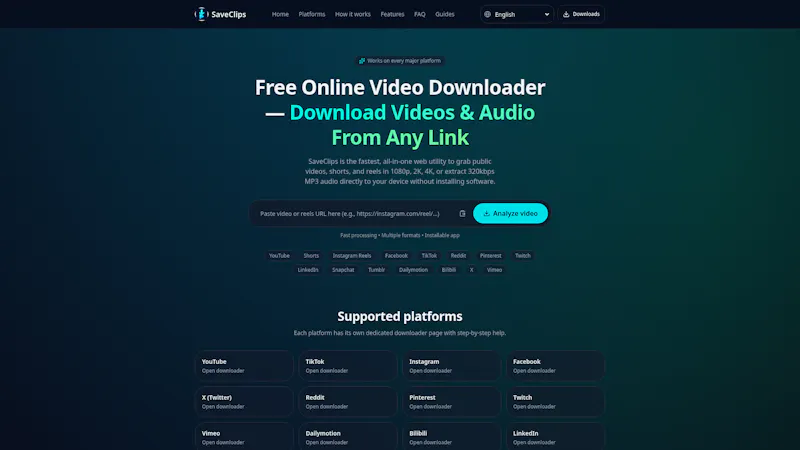 SaveClips screenshot 2