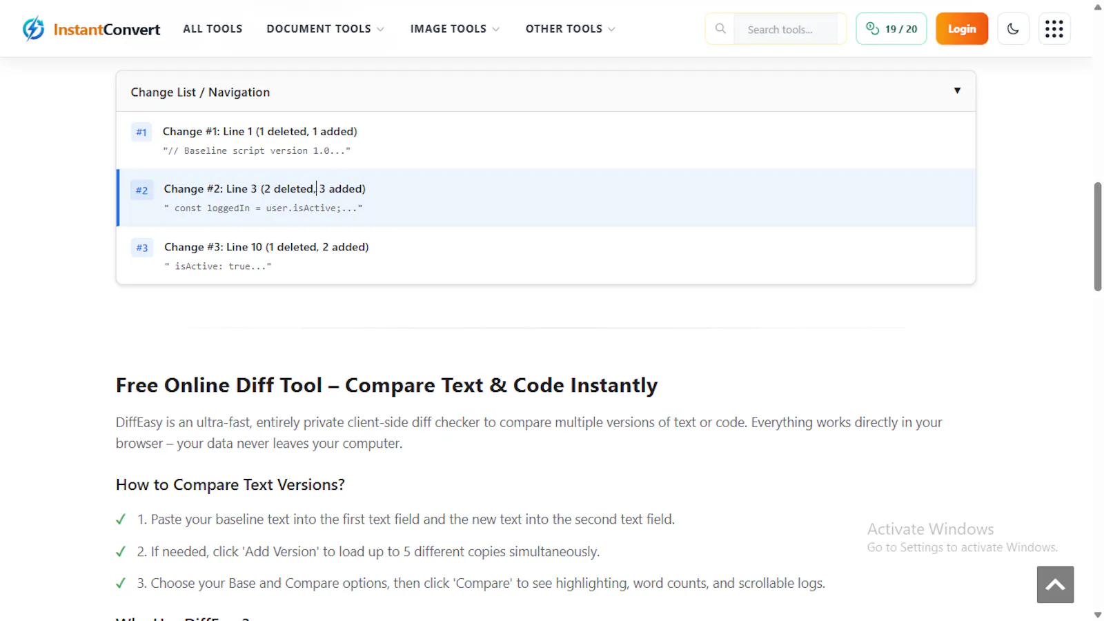 DIffEasy screenshot 3
