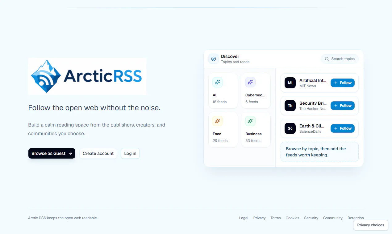Arctic RSS gallery image