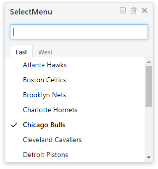 SelectMenu gallery image
