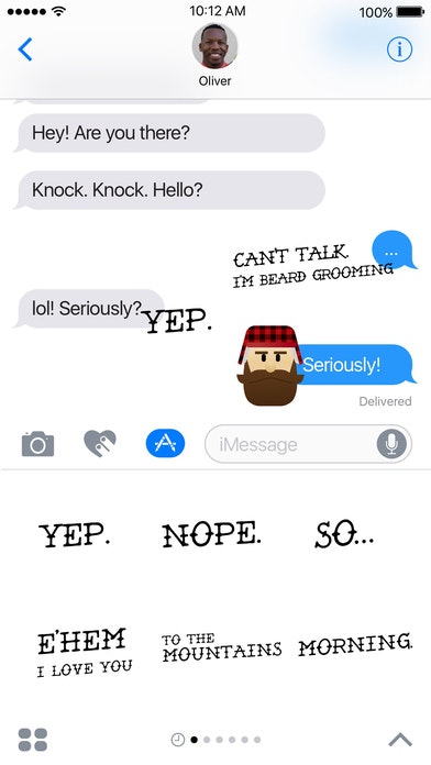 Lumberjack Joe iMessage Sticker Pack gallery image