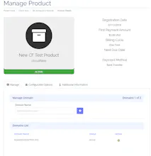 Cloudflare WHMCS Module gallery image