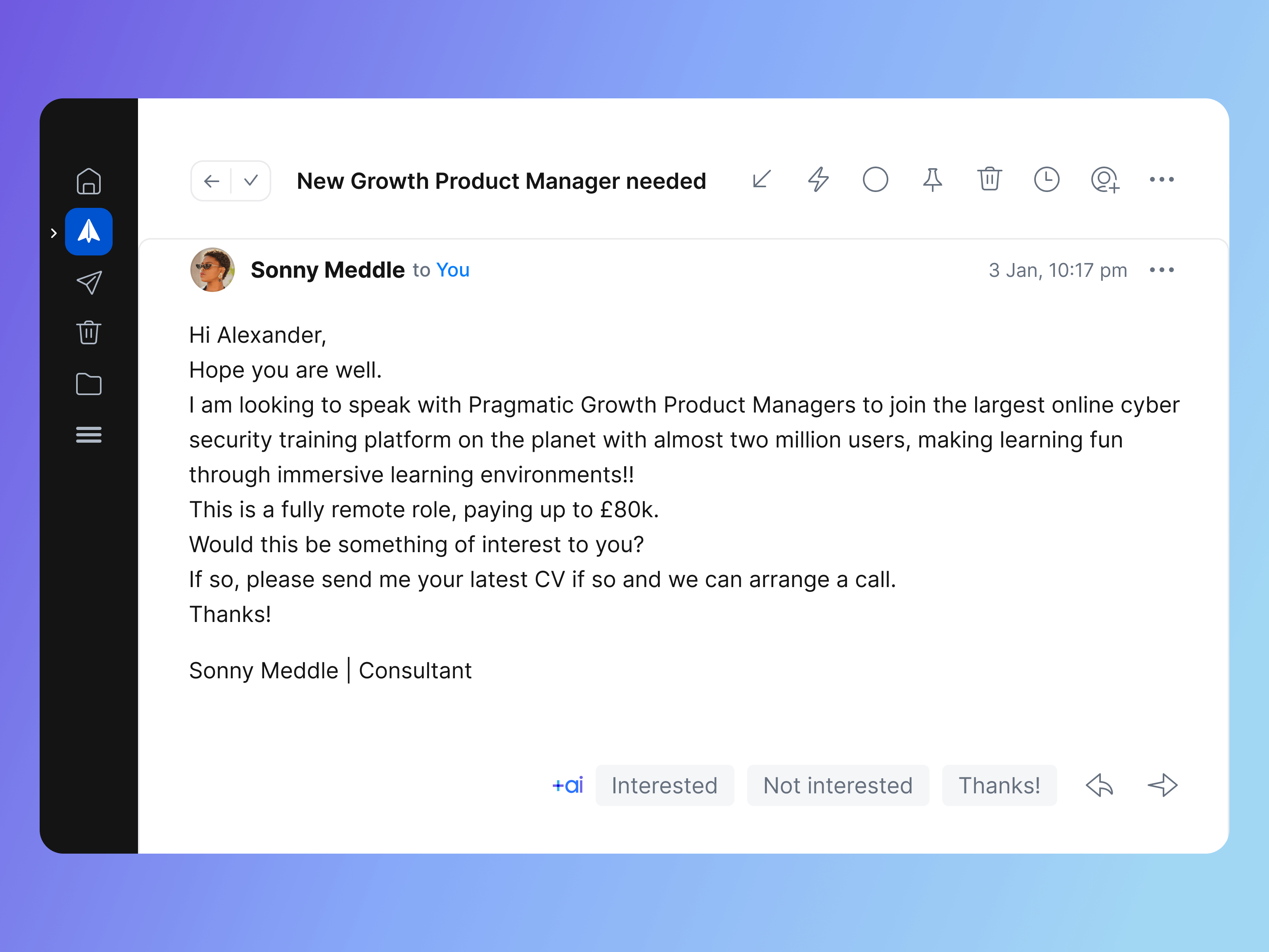 Mídia 5 de Spark ai - Sua produtividade de e -mail, sobrecarregada com ai