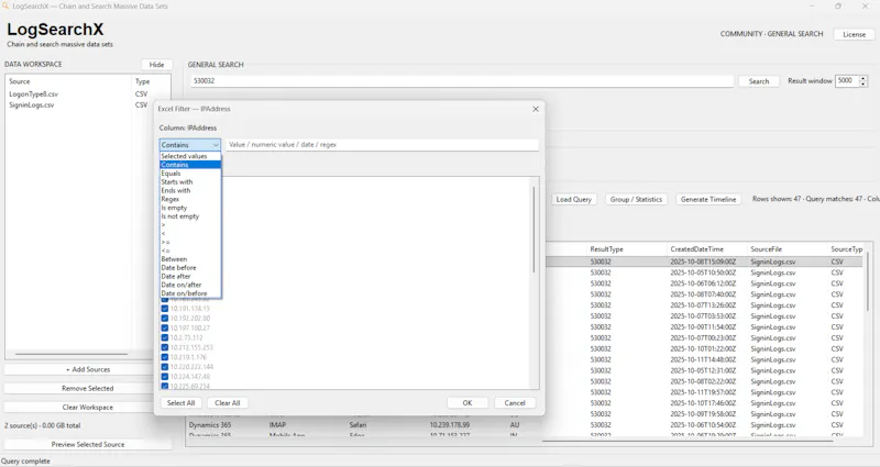LogSearchX  screenshot 6