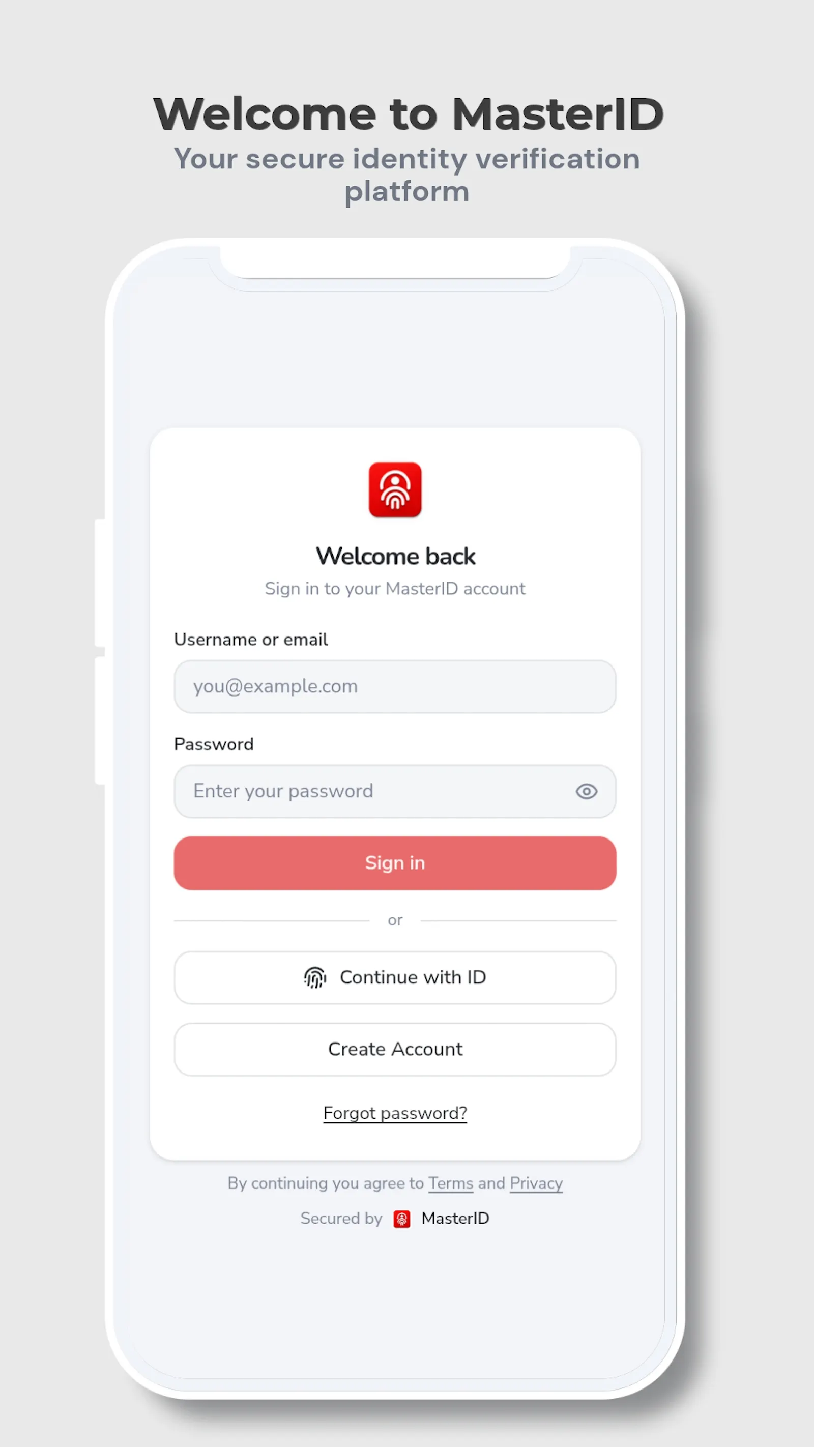 MasterID screenshot 3