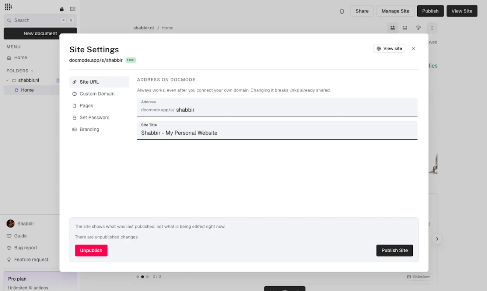 Docmode screenshot 2