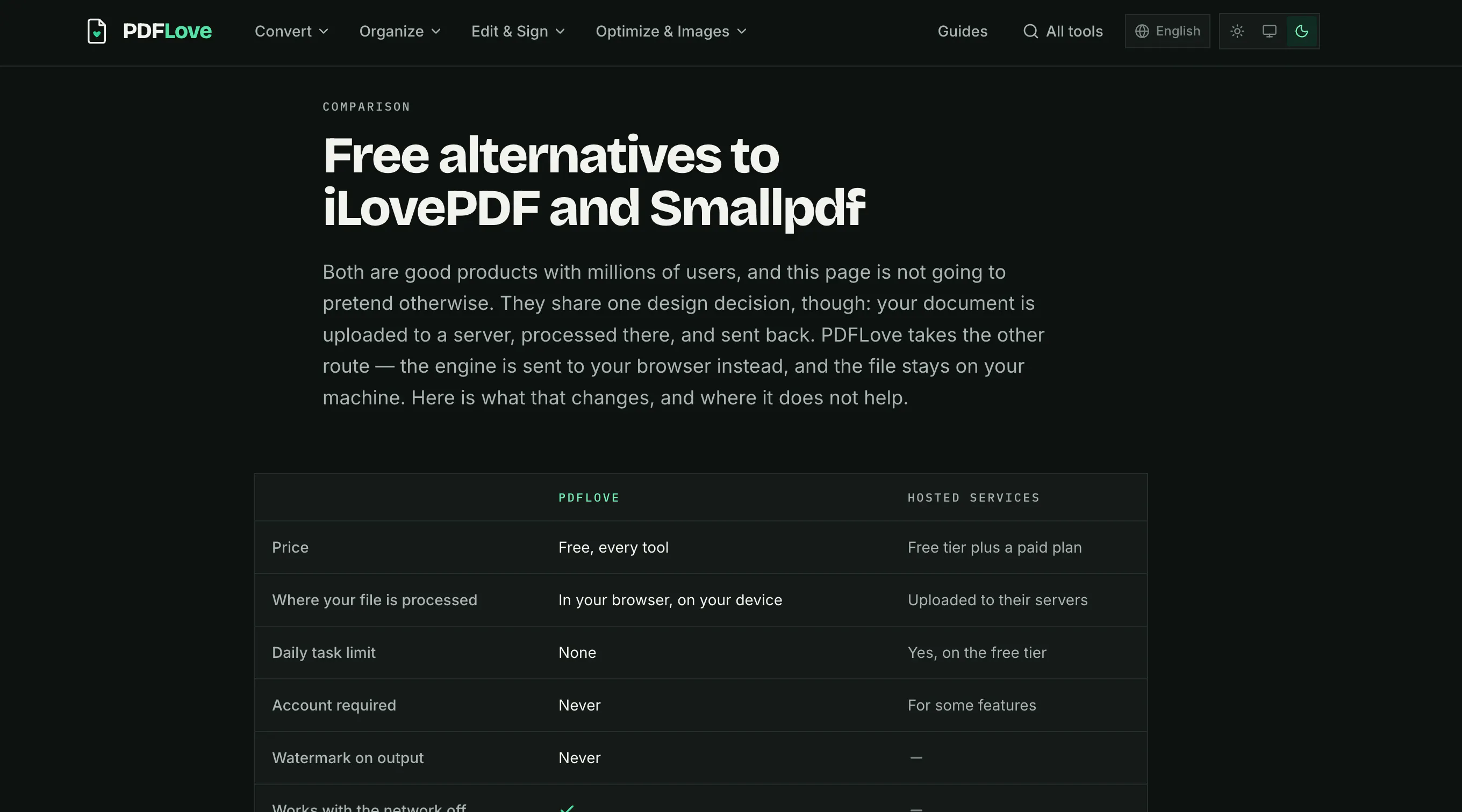 PDFLove screenshot