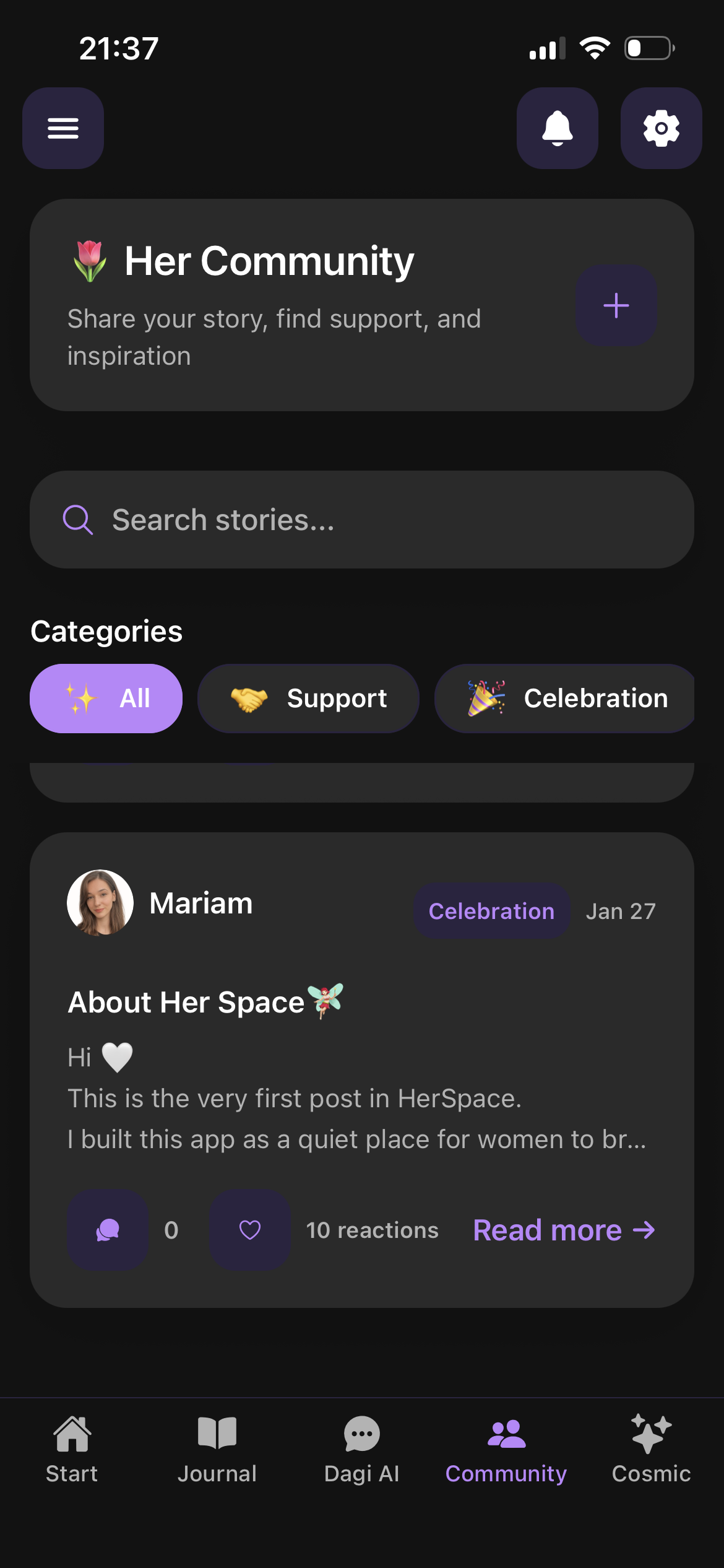 HerSpace gallery image