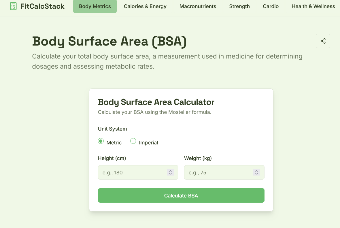 FitCalcStack gallery image