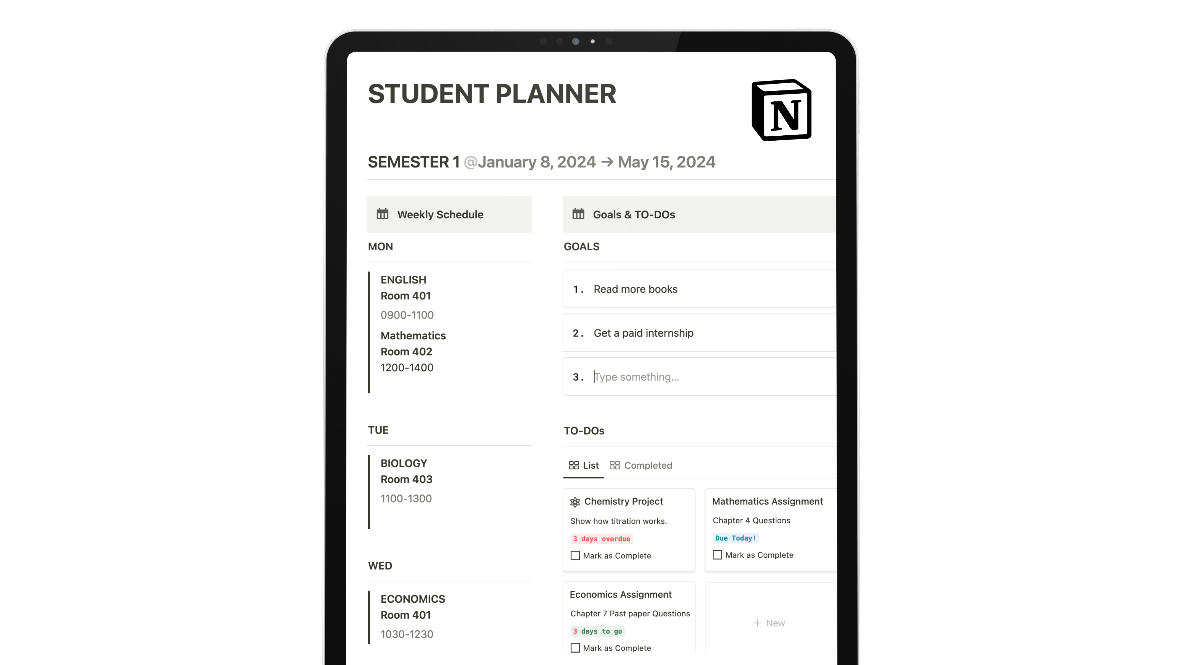 Student Planner  gallery image