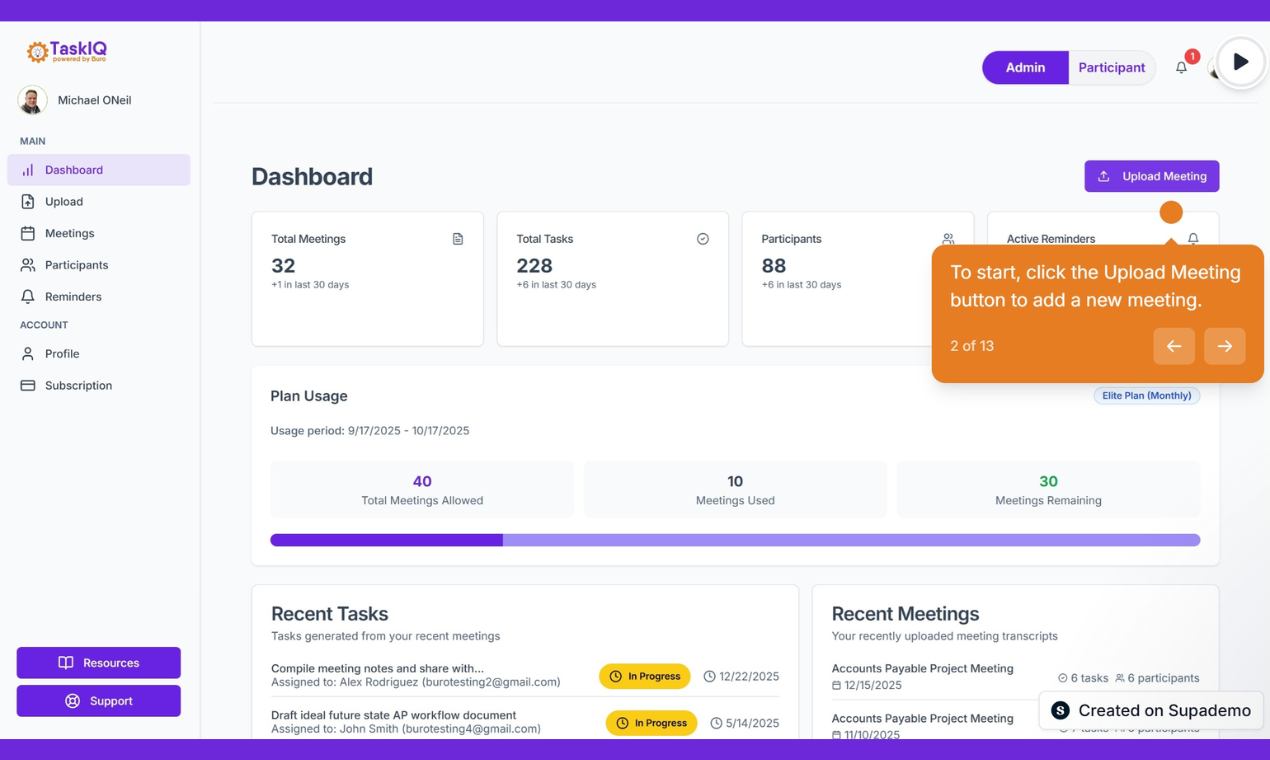 TaskIQ - Meeting tasks by email gallery image