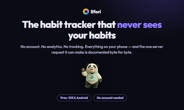 lifori - Habit Tracker & AI Coach gallery image