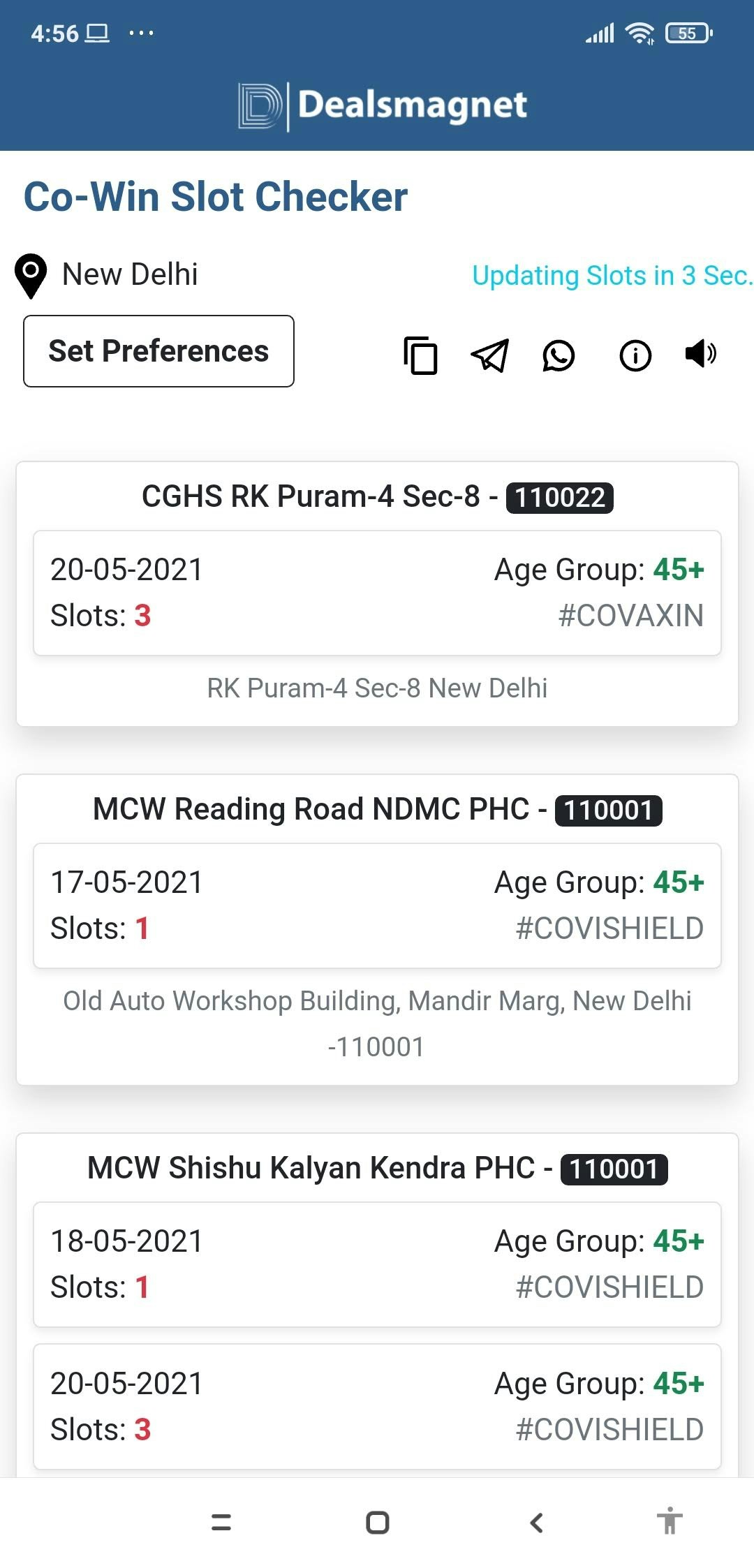 CoWIN Vaccine Slot Checker gallery image