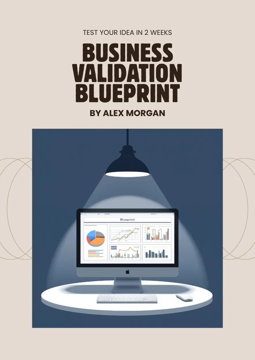 Business Validation Blueprint 제품 배너