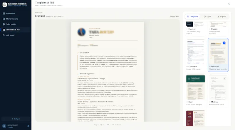 ResumeCommand screenshot 4