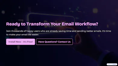 Email Draft Accelerator AI Extension gallery image