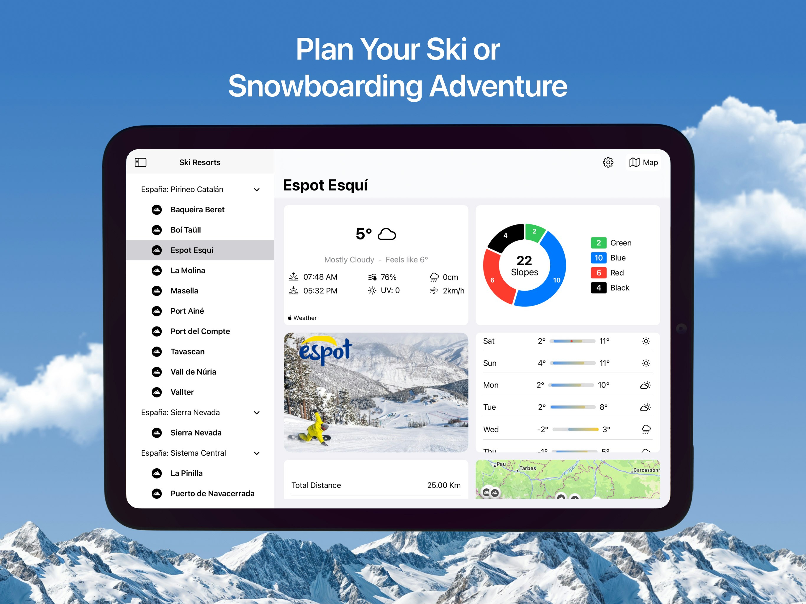 Neu - AR Ski Resorts แผนที่สำหรับ Apple Vision Pro และ iOS media 15