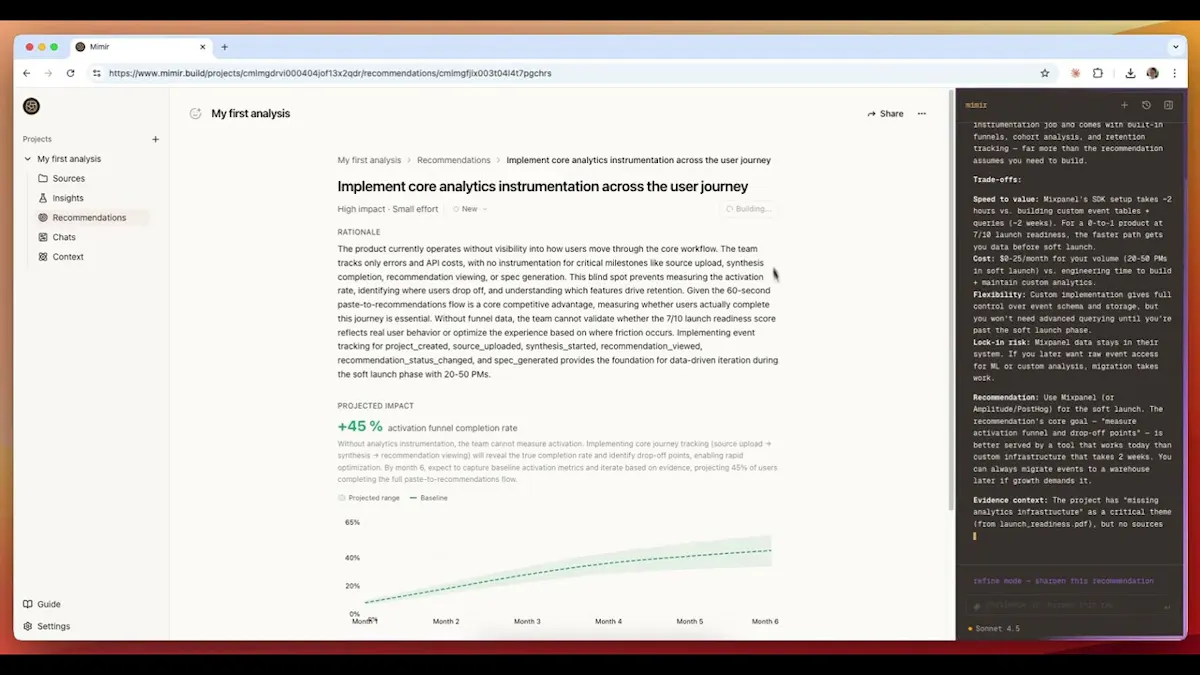 Mimir - Cursor for Product managers