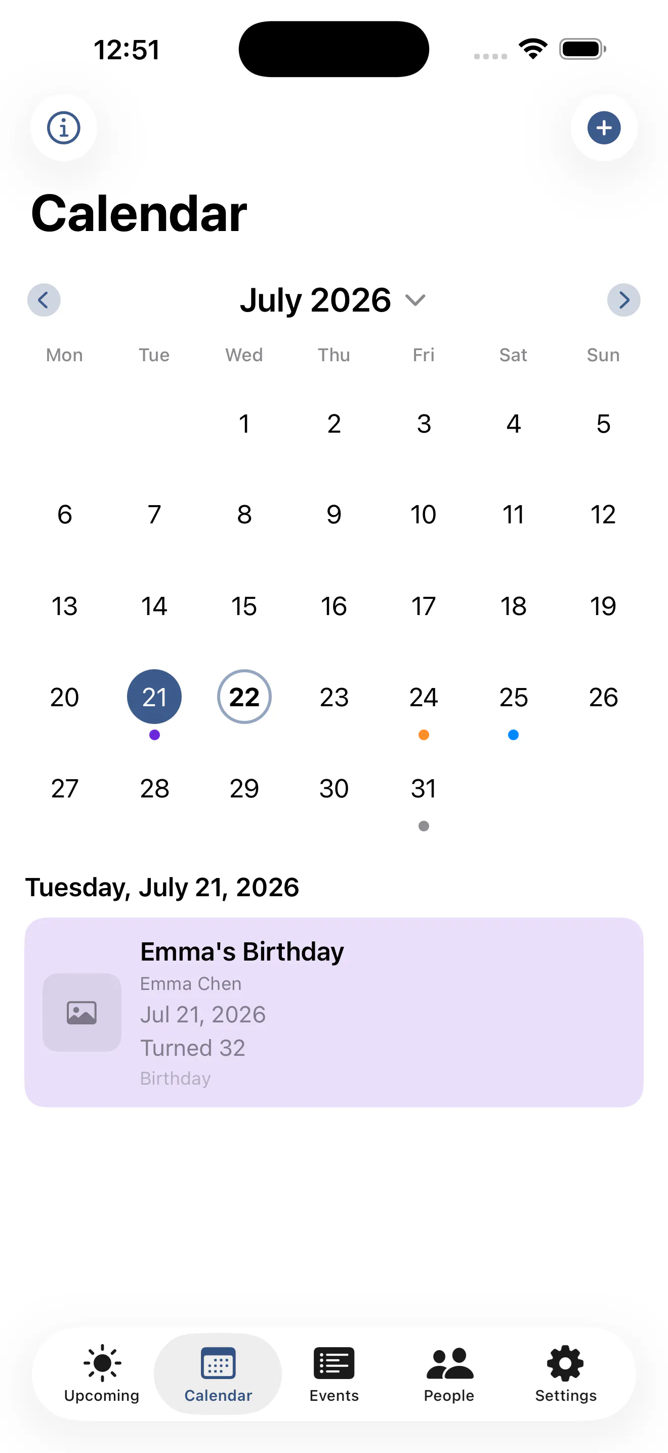Your Dates gallery image