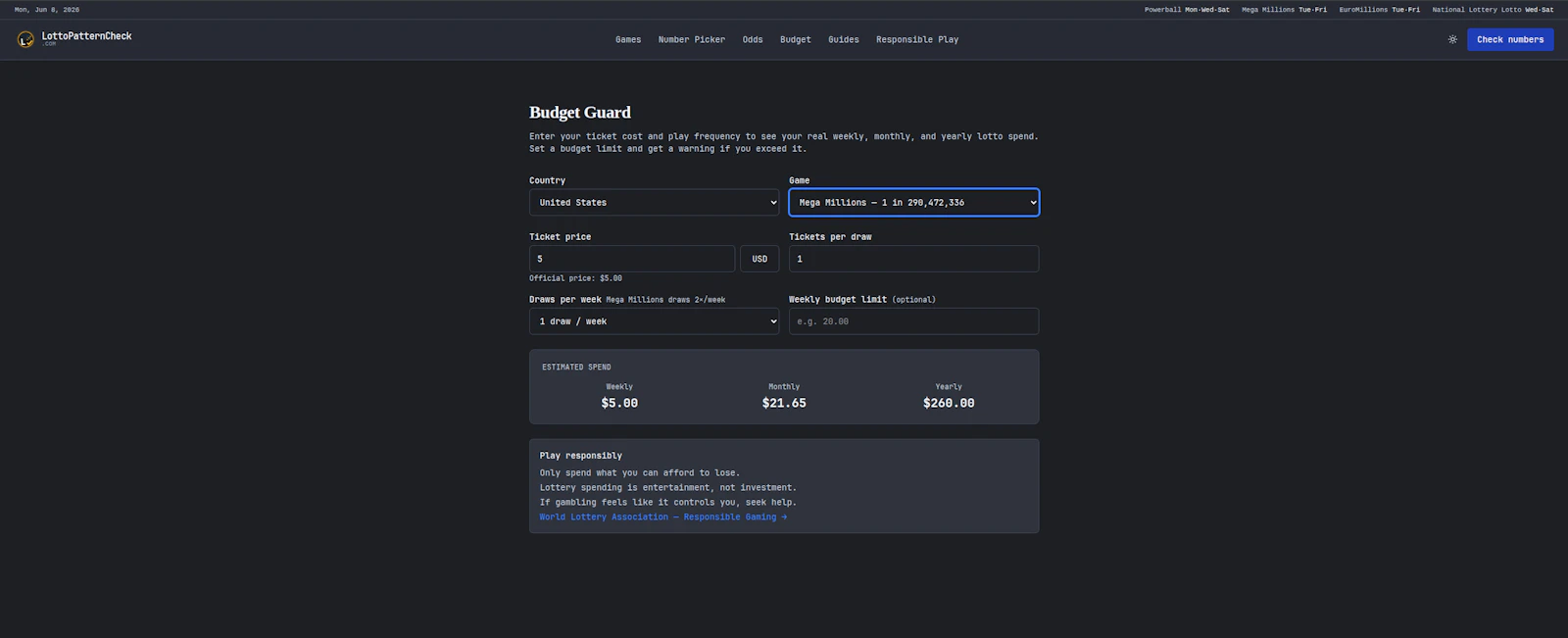 LottoPatternCheck screenshot 5