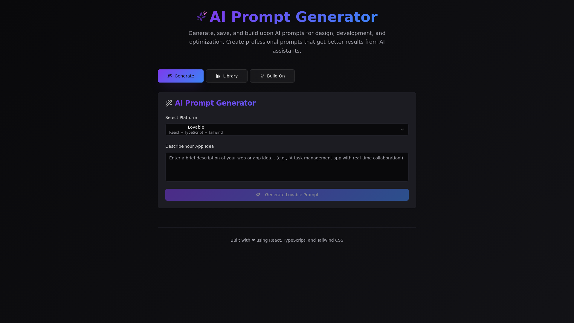 AI Prompt Generator gallery image