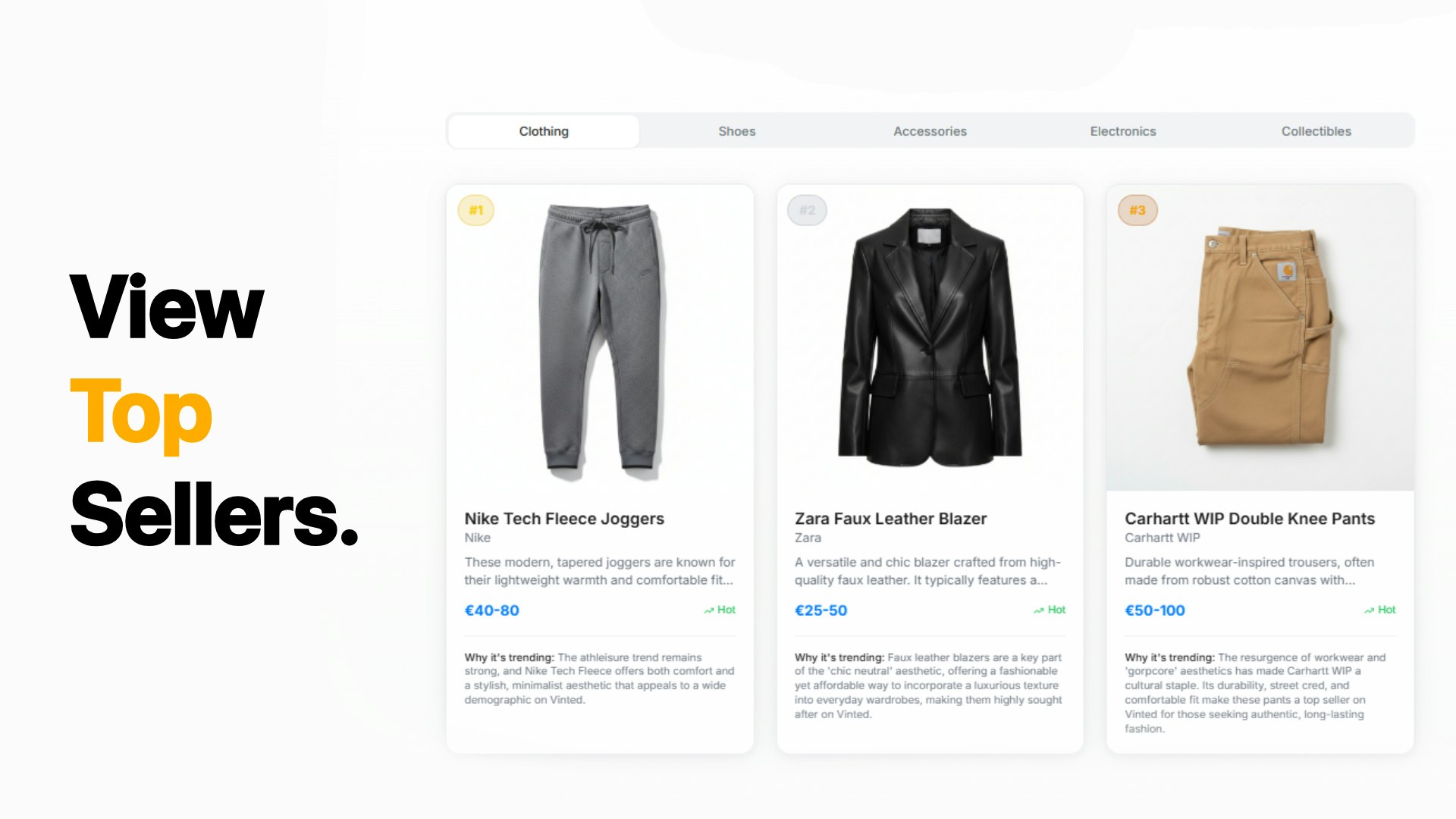 Resell AI - Screenshot 3 showing product features and functionality