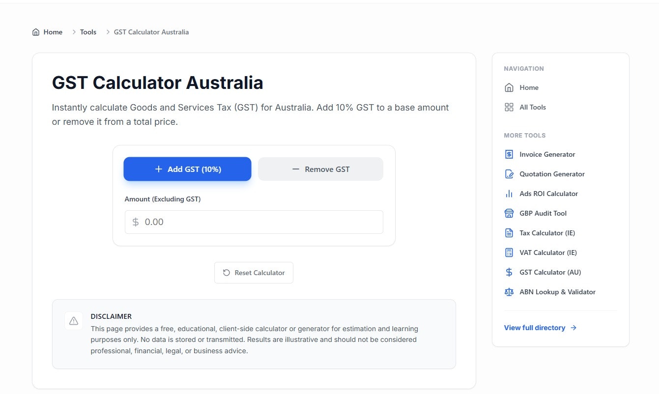GST Calculator Australia - Product Hunt launch logo and brand identity