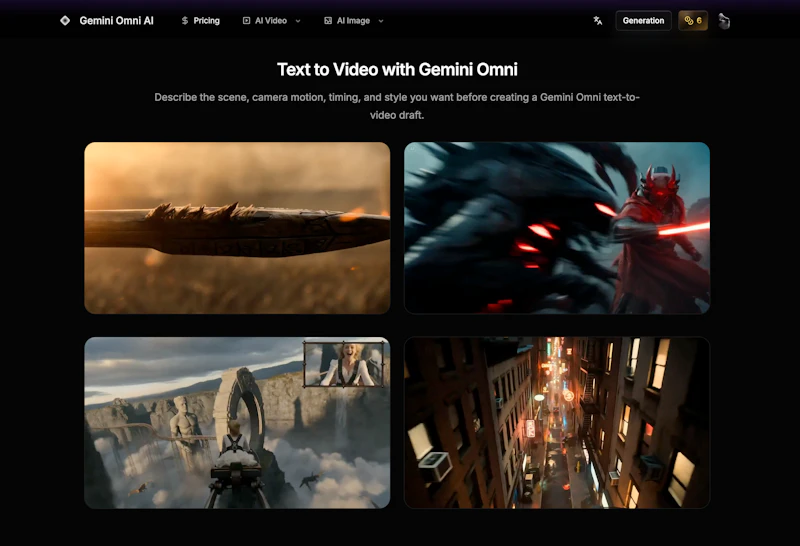 Gemini Omni AI Video screenshot 2