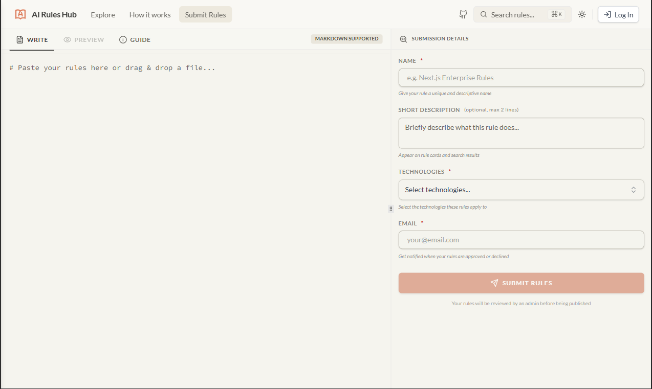AI Rules Hub gallery image
