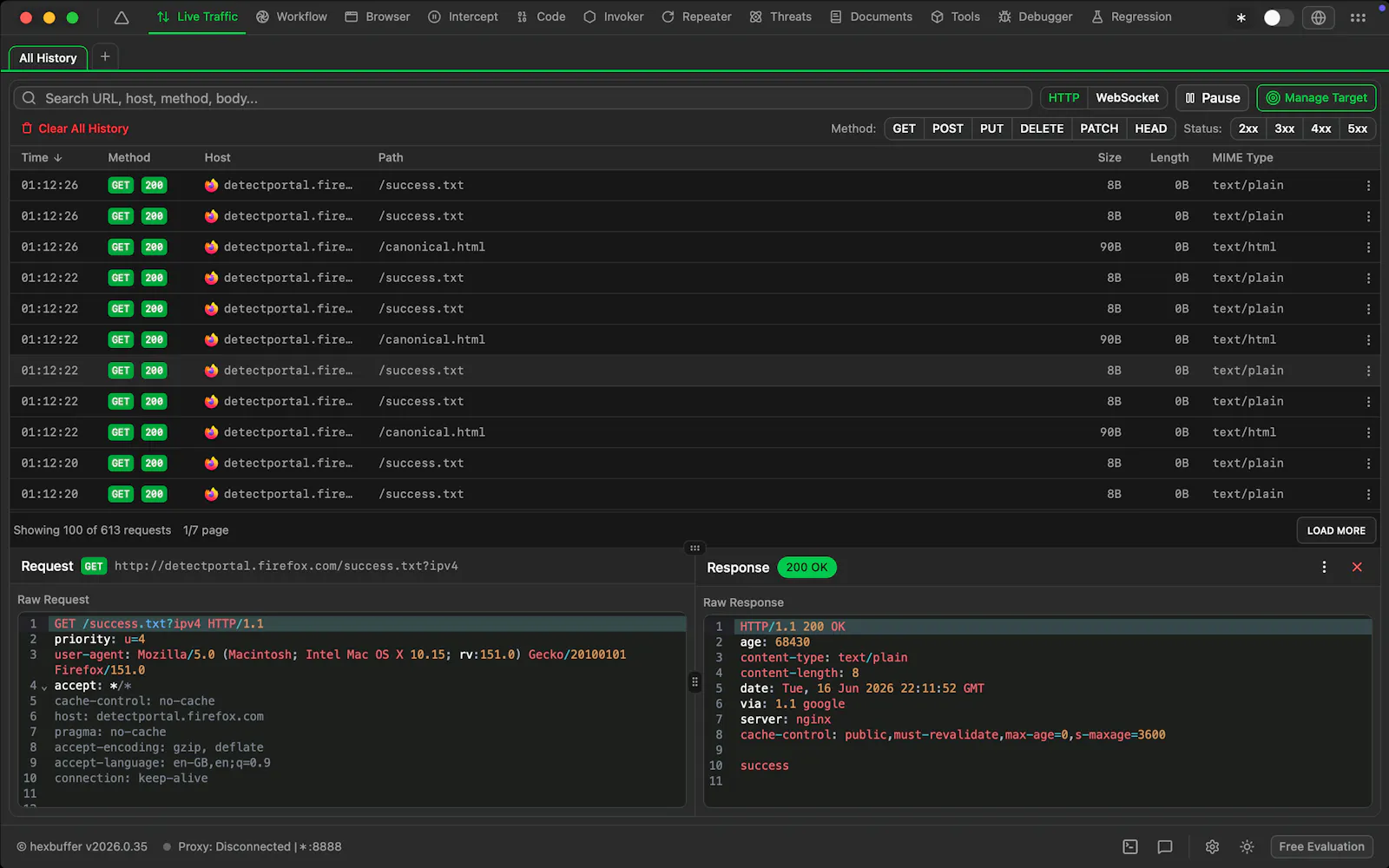 hexbuffer — Testing Tools screenshot 1