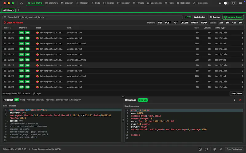 hexbuffer — Testing Tools screenshot 1