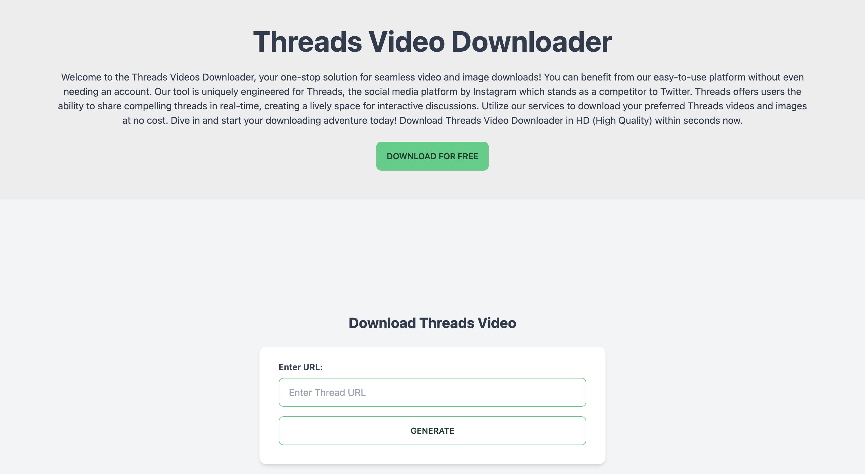 Threads Video Downloader media 1