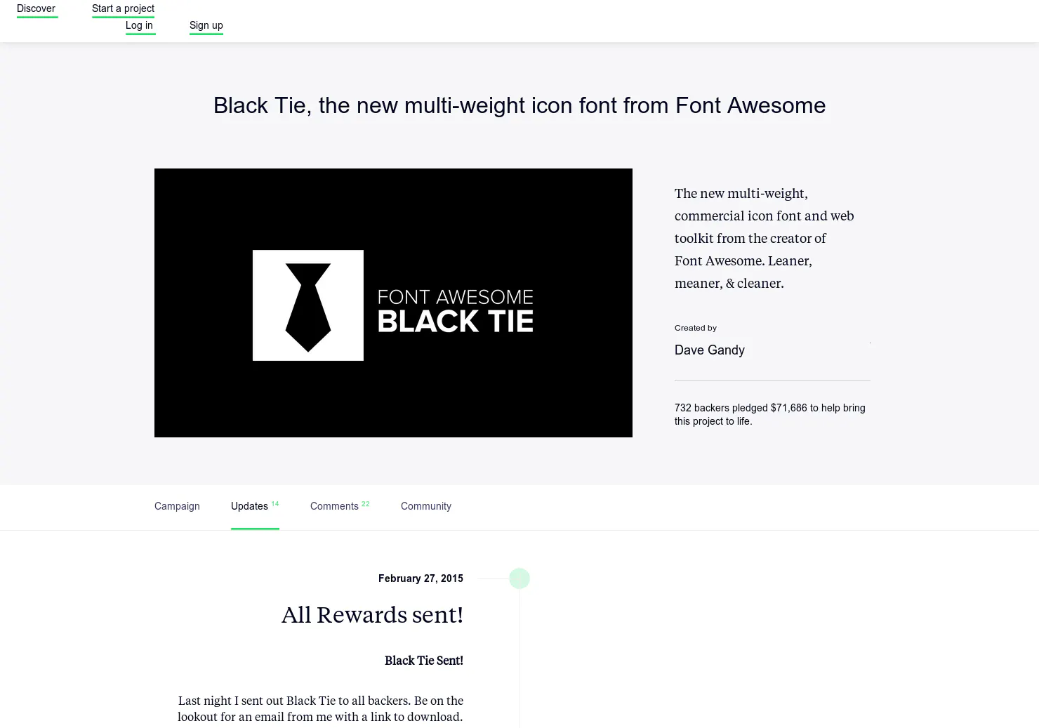 Black Tie Font