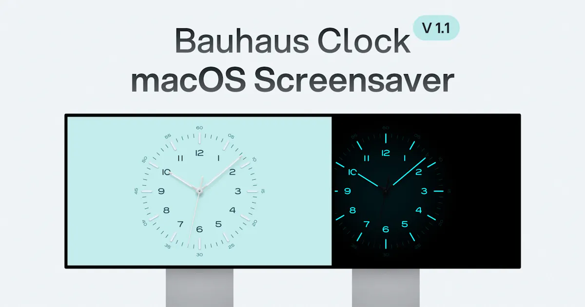 Bauhaus Clock