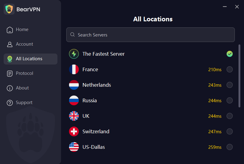 Bear VPN gallery image