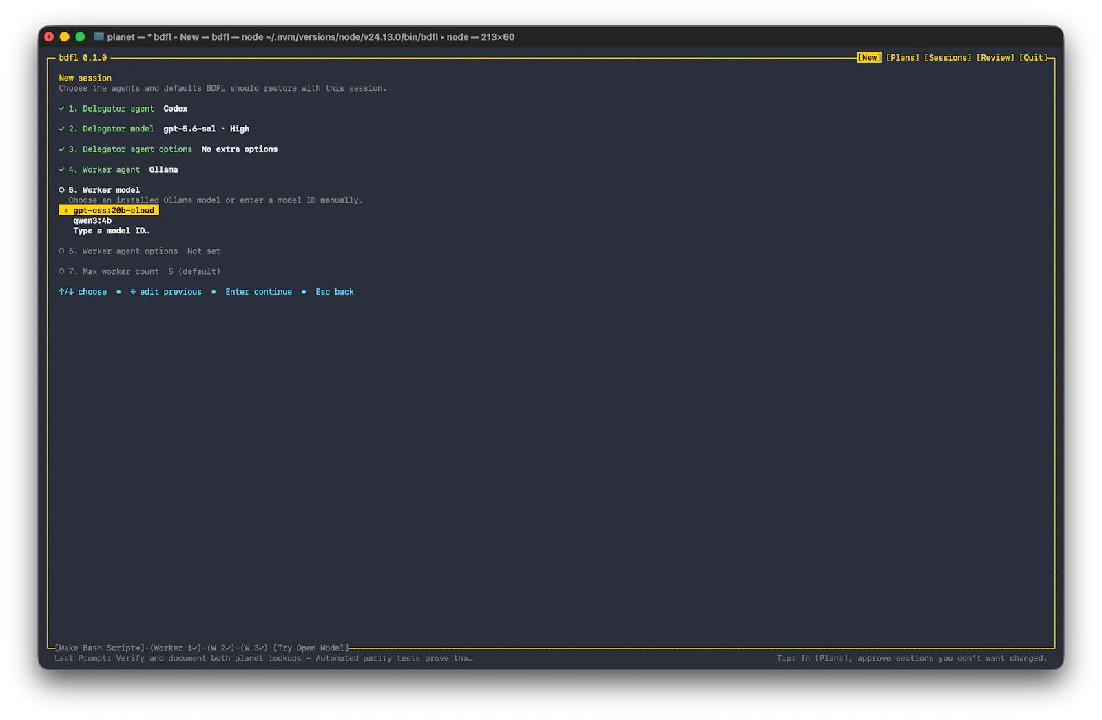 BDFL - Benevolent Delegator for LLMs screenshot 2