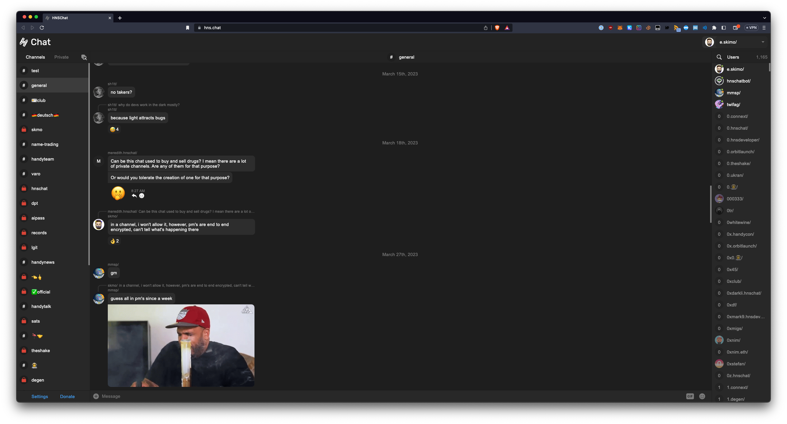 Mídia 1 de Hnschat - Chat do handshake