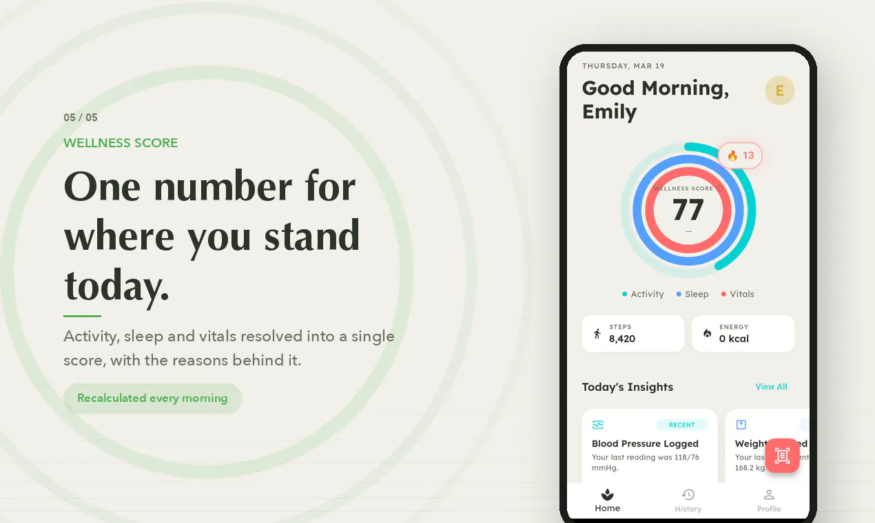 Vytal: AI Wellness Tracker gallery image