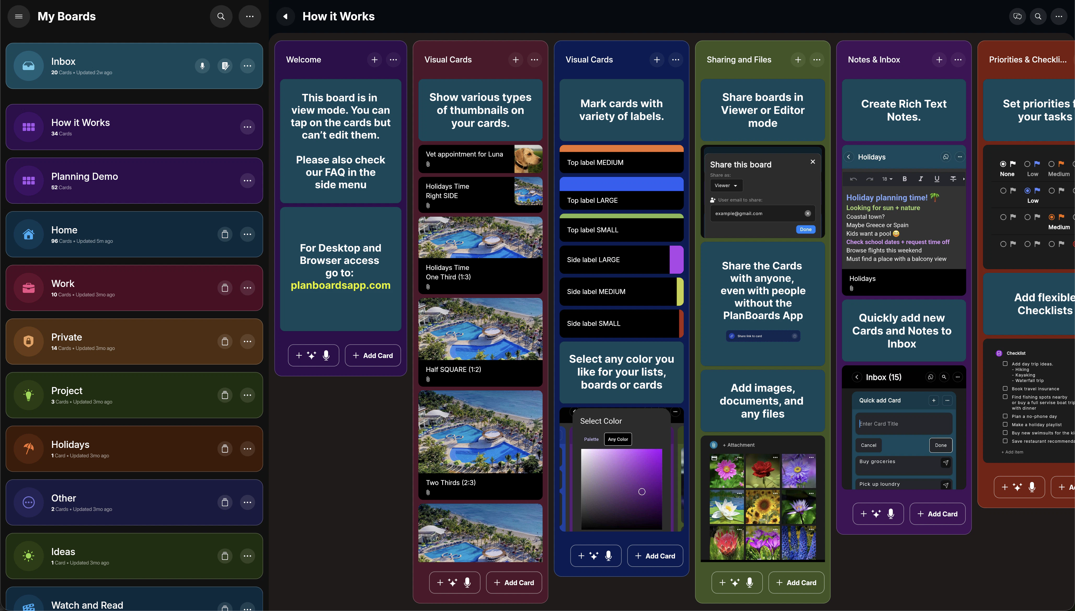 PlanBoards screenshot 5
