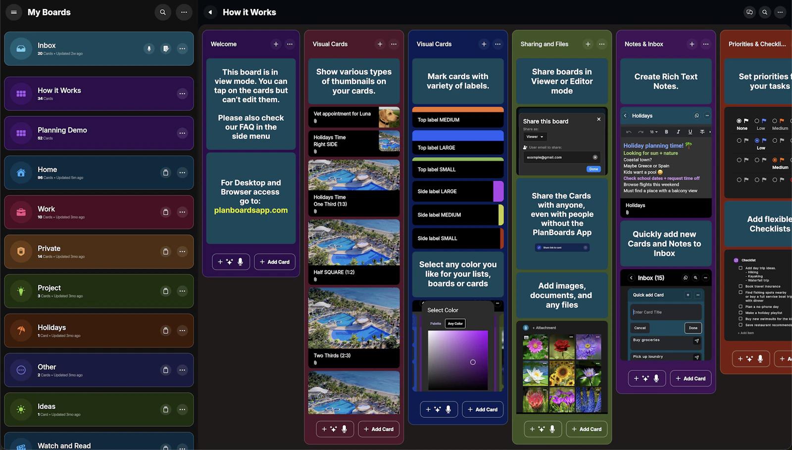 PlanBoards screenshot 6